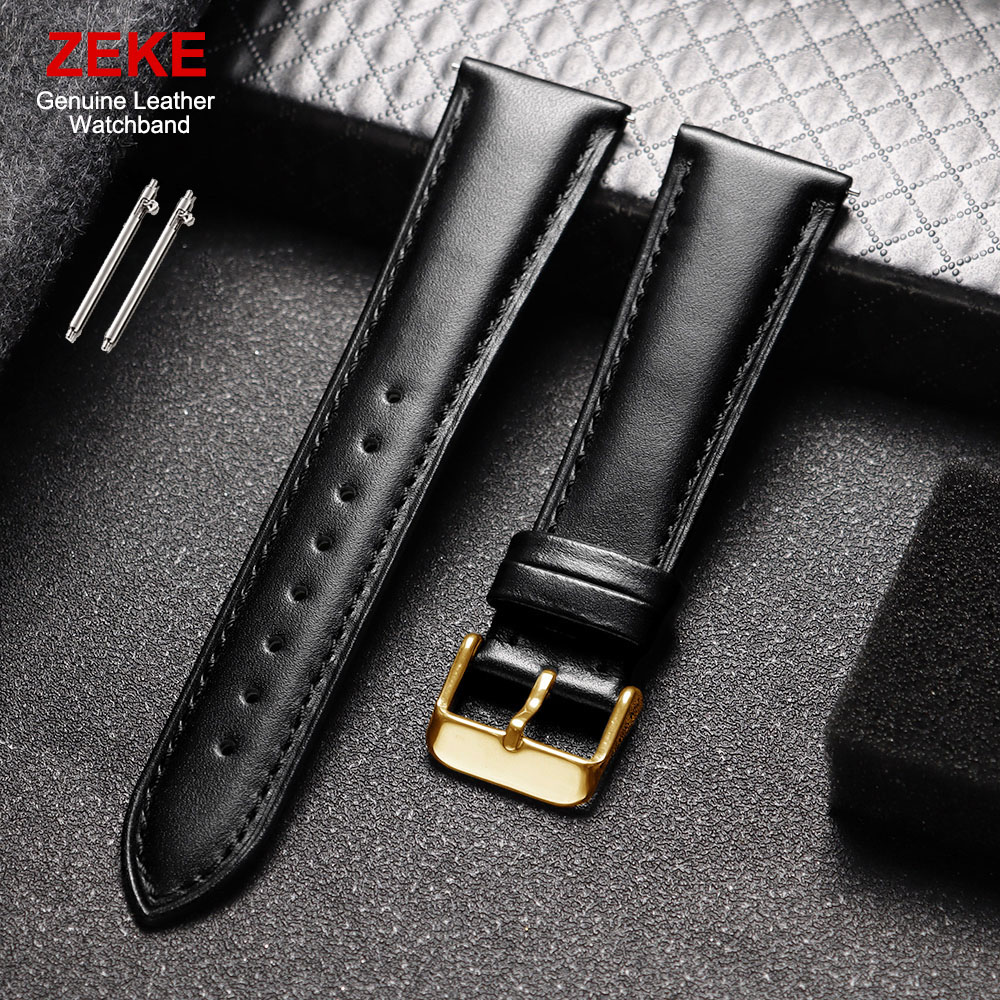 Suede Strap Watch - Pulseira de relógio de pulso de
