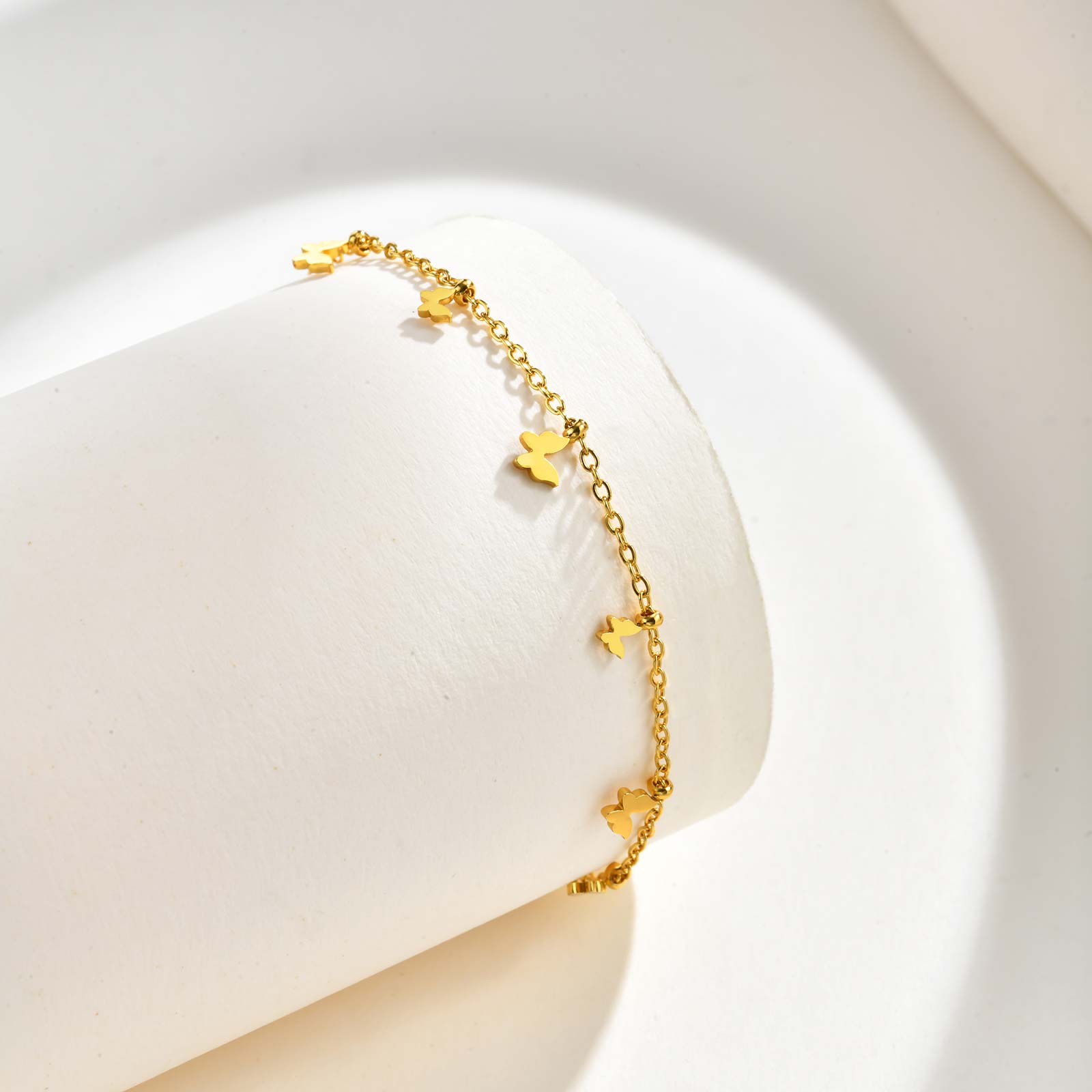 Pulseira de corrente de borbol - Butterfly Clasp Deployant avaliação e preço