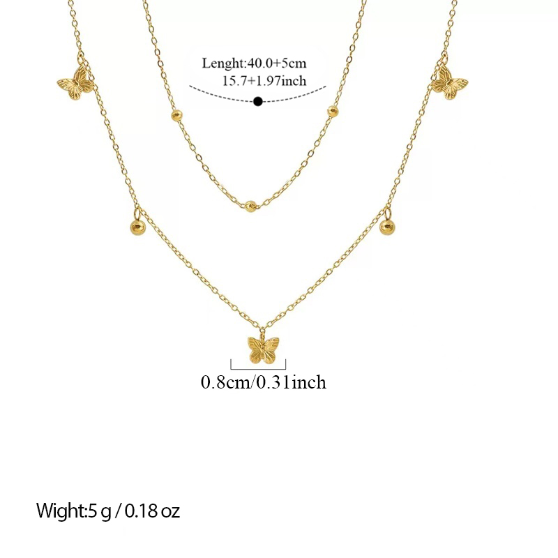 Colar Minimalista de Aço Inoxi - Butterfly Clasp Deployant avaliação e preço