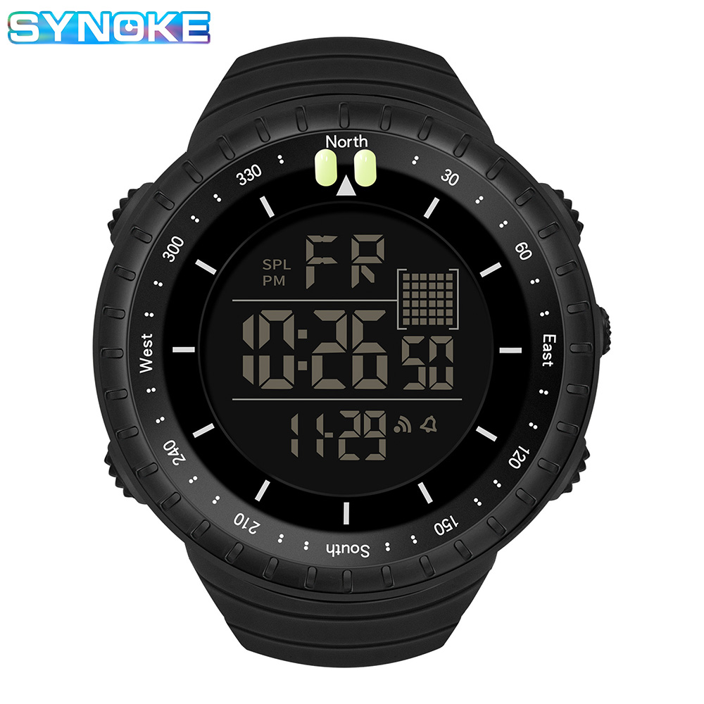 Synoke relógio digital militar - Canvas Strap Watch avaliação e preço