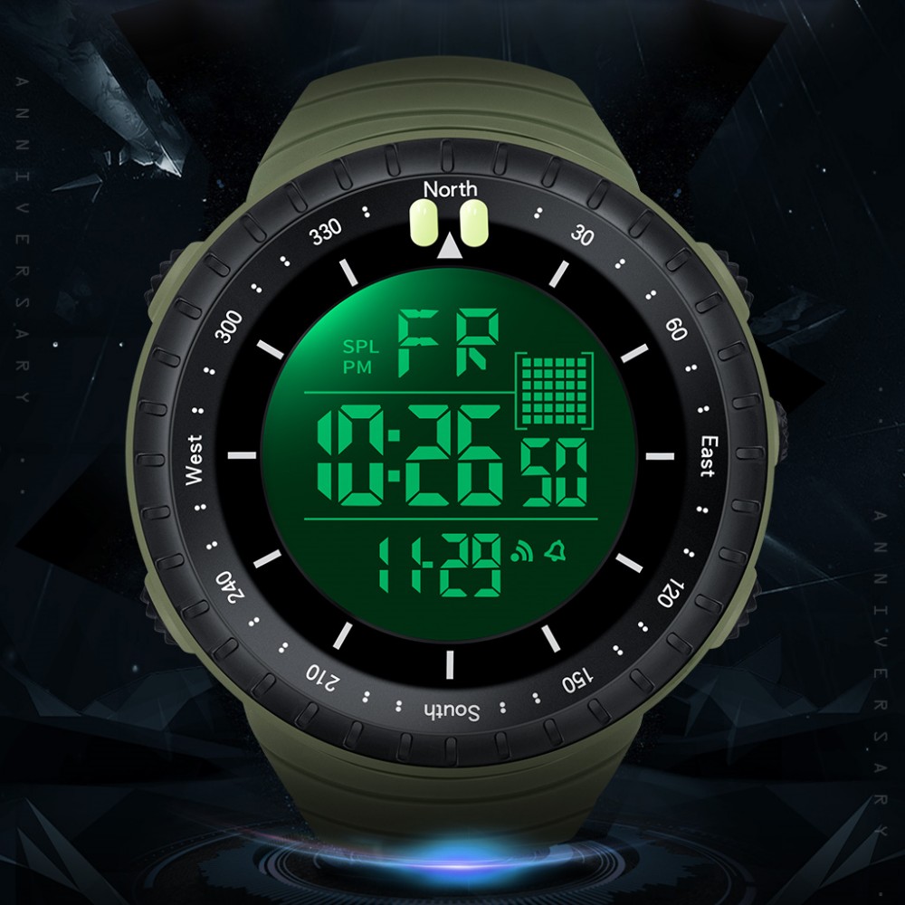 Synoke relógio digital militar - Canvas Strap Watch avaliação e preço