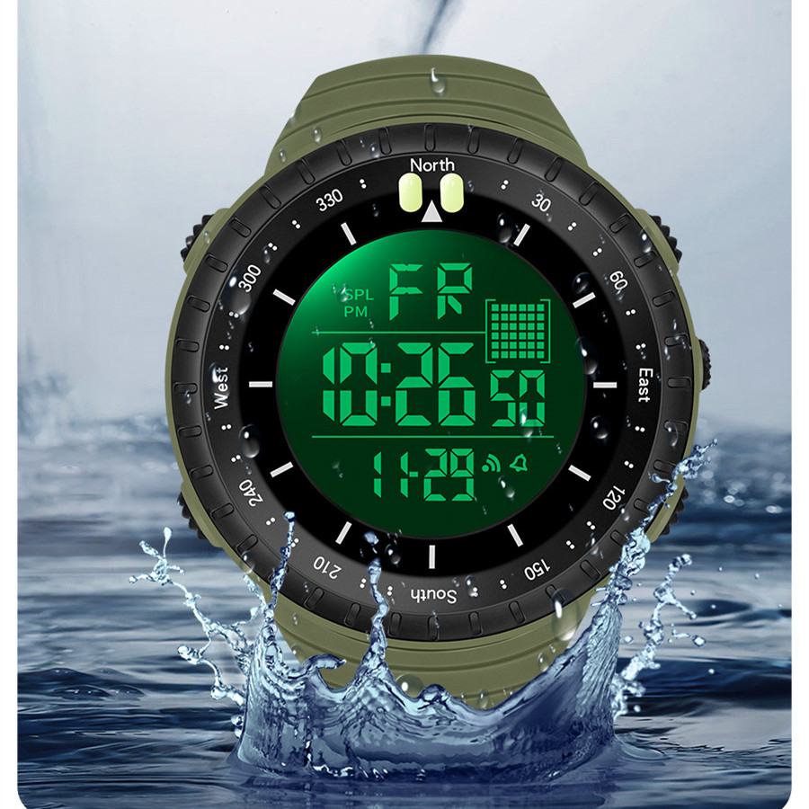 Synoke relógio digital militar - Canvas Strap Watch avaliação e preço