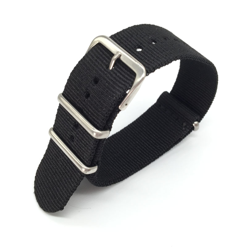 Pulseira de nylon preta para r - Nato Strap Nylon avaliação e preço
